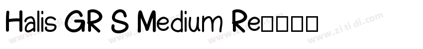 Halis GR S Medium Re字体转换